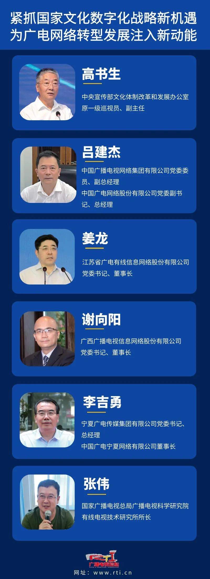 7位重量級專家齊聚“論場” 共同探討廣電網(wǎng)絡(luò)在國家文化數(shù)字化戰(zhàn)略中如何轉(zhuǎn)型發(fā)展 7位重量級專家齊聚“論場” 共同探討廣電網(wǎng)絡(luò)在國家文化數(shù)字化戰(zhàn)略中如何轉(zhuǎn)型發(fā)展