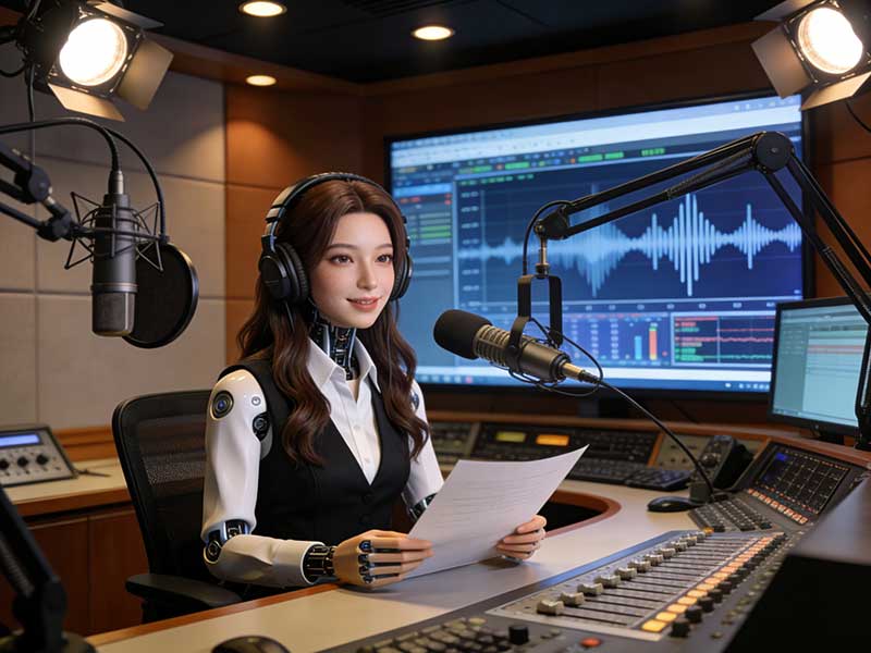 AI主播進(jìn)電臺(tái)：當(dāng)傳統(tǒng)電波遇見未來之聲