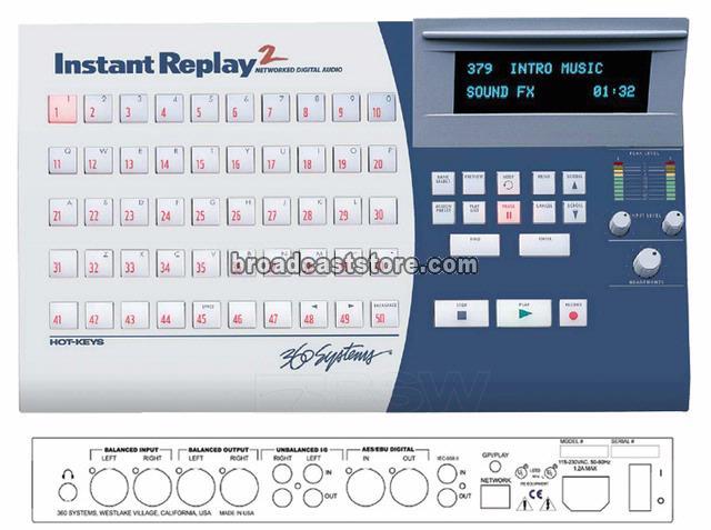 360 Systems DR600 硬盤錄音機(jī)，即時(shí)播放硬盤錄音機(jī)